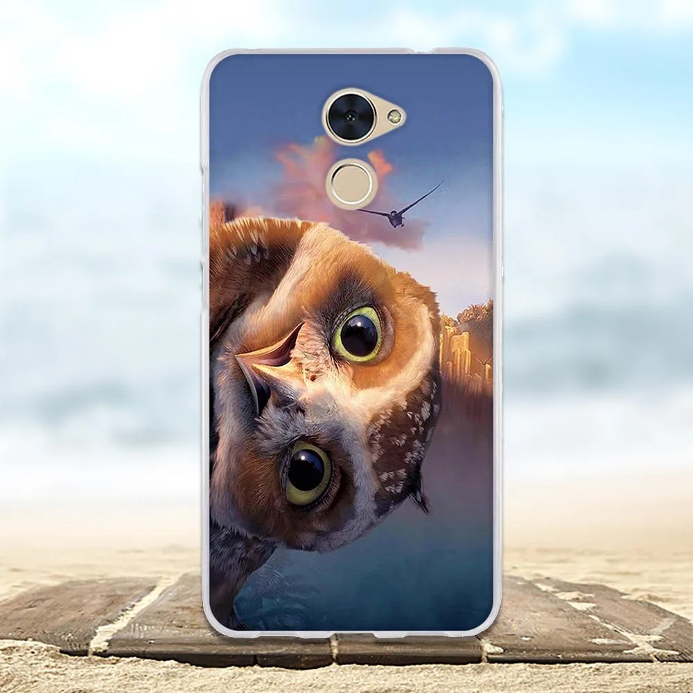 For Huawei Y7 Prime Case 3D Fundas Coque Enjoy 7 Plus Phone Cases Soft Silicone TPU Back Cover | Мобильные телефоны и