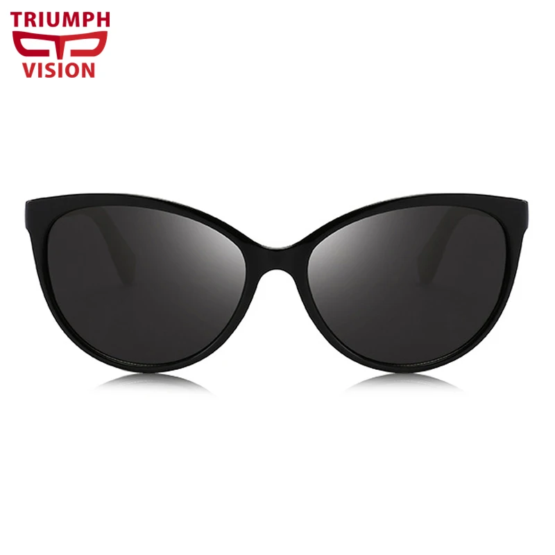 Солнцезащитные очки TRIUMPH VISION для женщин бамбуковые солнцезащитные кошачий глаз