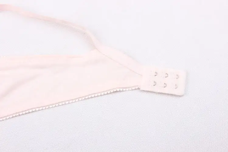 Бюстгальтер женский без косточек тонкий из 3/4 хлопка с регулируемыми бретелями и