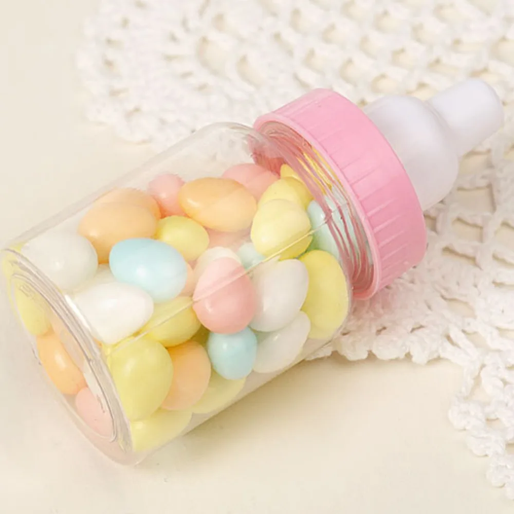 Baby Shower бутылка для конфет розовый девушка синий вечеринка мальчика день рождение