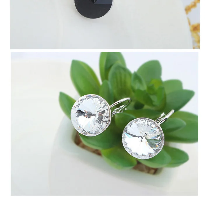 Серьги с настоящими кристаллами Swarovski, модные ювелирные изделия, серьги-капли с австрийским кристаллом для женщин, Oorbellen Bijoux