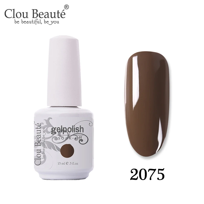Clou Beaute лак для ногтей УФ-Гель-лак для ногтей для маникюра полуперманентный лак Гибридный гвоздь впитывающий Гель-лак для ногтей - Цвет: 2075