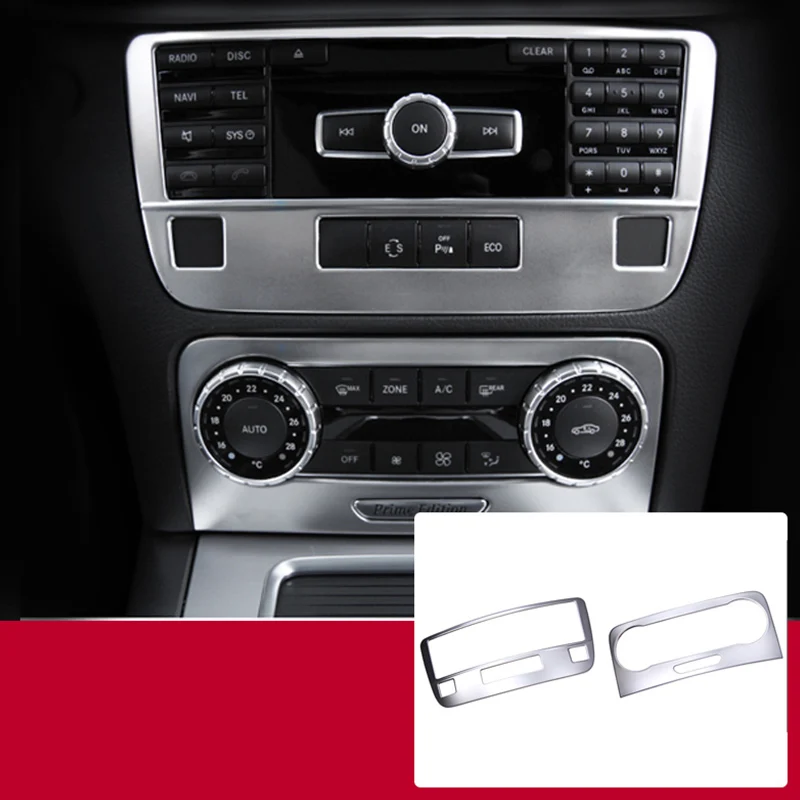 Для Mercedes Benz GLK класс X204 внутренняя отделка кондиционер CD Управление панель для автостайлинга наклейки чехлы авто аксессуары