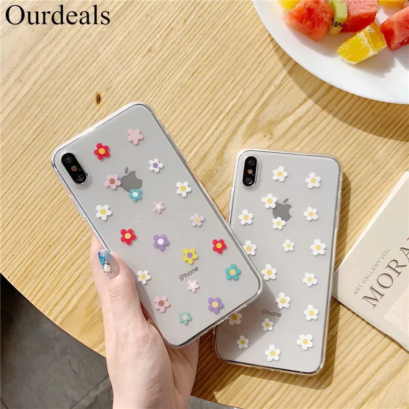 Ourdeals ТПУ конфетный цветной чехол для телефона iphone XR XS MAX 6 6s 7 8 plus X Прекрасный