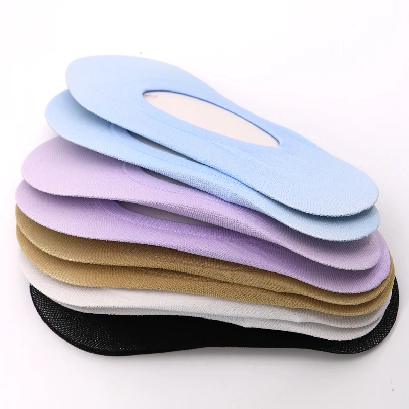 Носки невидимки женские короткие Нескользящие летние тапочки 4 шт. = 2 пары