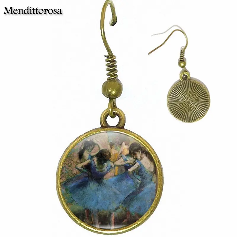 Ювелирные изделия из аниме-кабошона с бронзовым/серебряным/золотым зажимом Degas