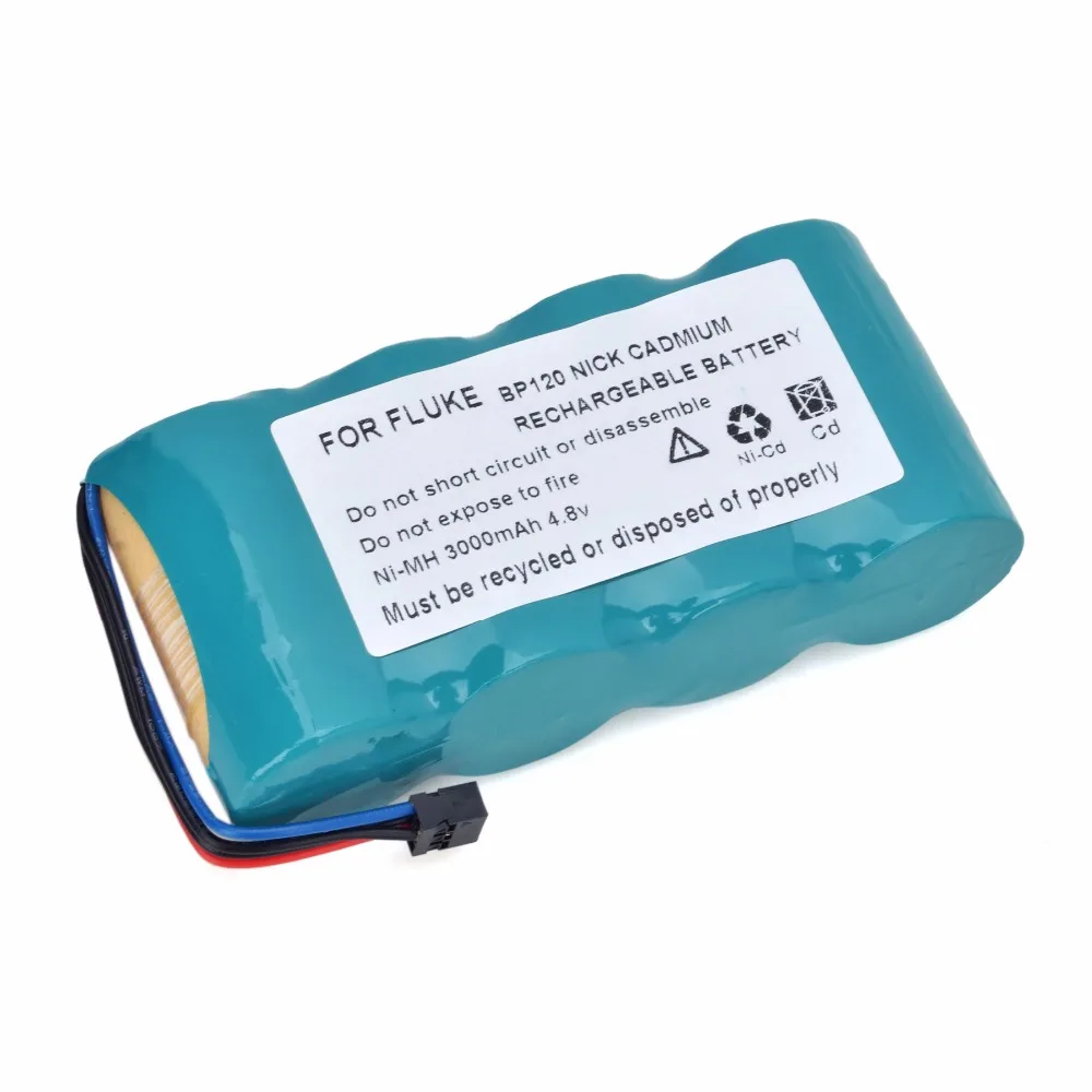 Высококачественный аккумулятор для Fluke BP120 | Сменный 43 43B 123 123S BP123 BP123S|battery for|battery