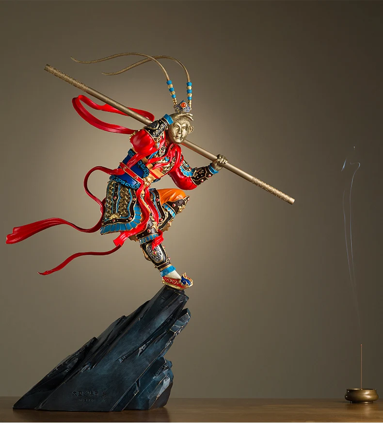 Китайский миф Обезьяна Король солнце Wukong украшение для дома китайская латунь