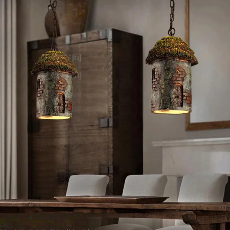 Винтажный подвесной светильник в стиле ретро для кухни столовой|lighting pendant