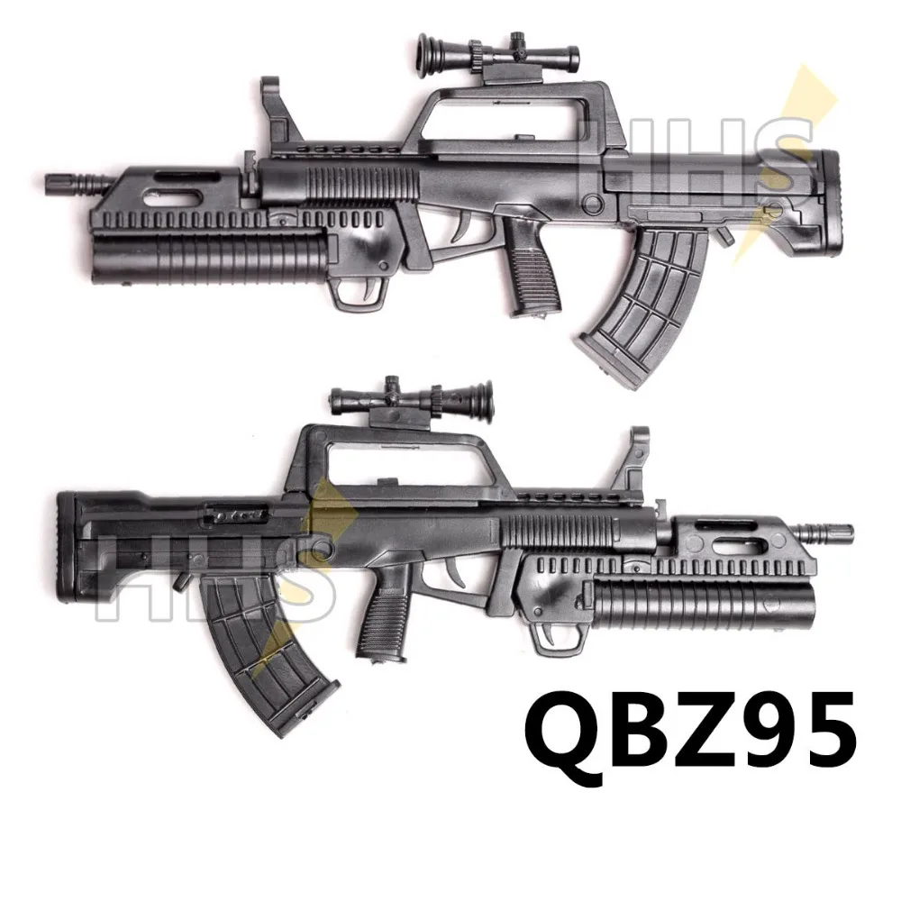 1:6 1/6 масштаб 12 дюймов фигурки QBZ-95 винтовка пусковая установка модель пушки для