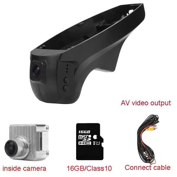 

Автомобильный видеорегистратор для BMW serial 3(E90/E91)/1 Serial(E87)/X1(E84) с Wi-Fi 1080P 170 градусов 16G/32G SD-карта