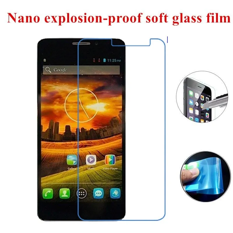 2 Шт./лот Нано взрывозащищенные Мягкий Стекло Clear Screen Protector Защитная Пленка для