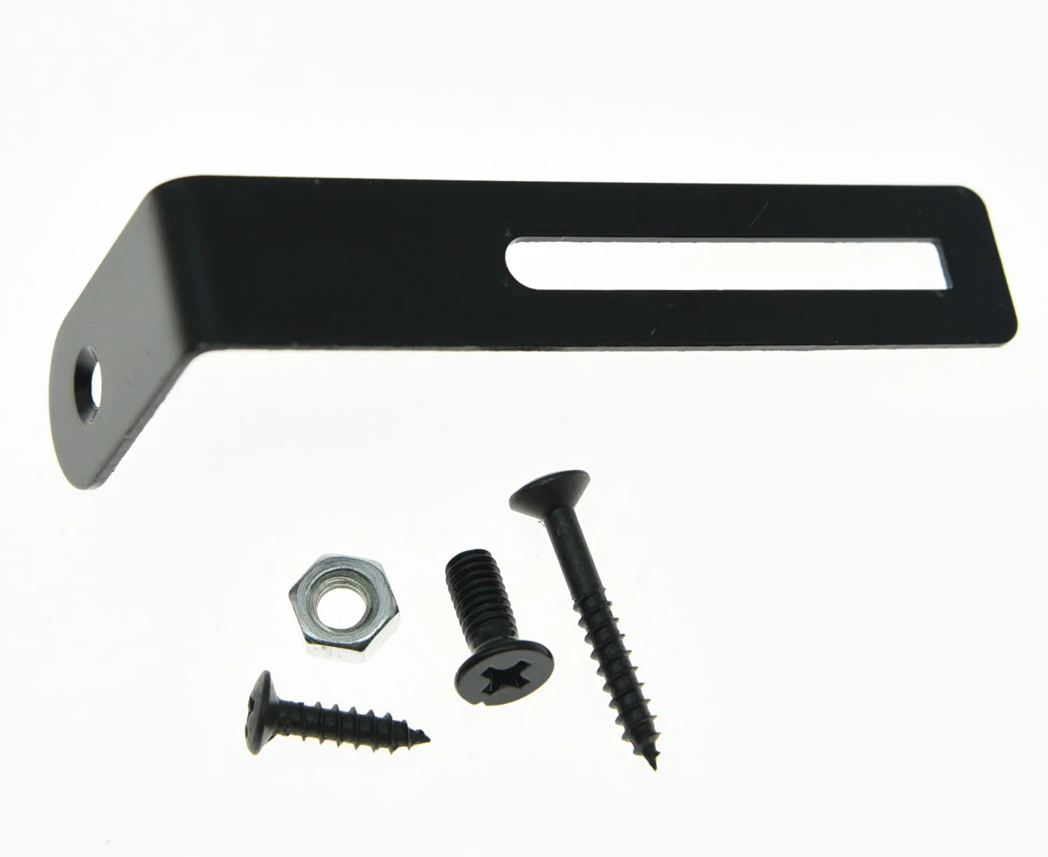 

KAISH Black Pickguard Bracket Scratch Plate Bracket w/ Screws fits LP Guitar