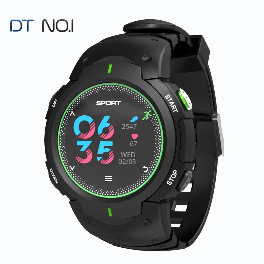 DTNO.1 F13 Смарт-часы ip68 водонепроницаемые спортивные часы для бега многоцветные ЖК