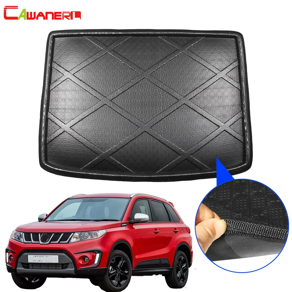 

Cawanerl Car Accessories Tail Trunk Mat Floor Boot Tray Liner Luggage Mud Carpet Cargo Pad For Suzuki Vitara 2015 2016 2017 2018