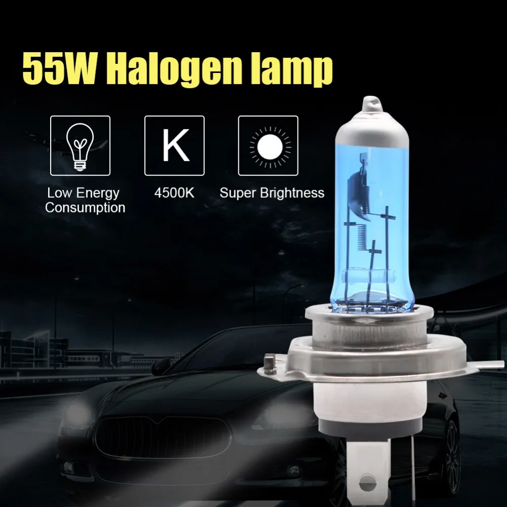 Галогеновая ксеноновая лампа Safego 2x H4 H7 H11 9005 HB3 Hi/Lo 60 Вт/55 Вт фара для автомобиля