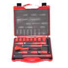 16 шт. 1000 В VDE Изолированные инструменты 38 ключ-Трещотка наборы гнезд с Т-образными ручками шестигранные гнезда устойчивы к высокому напряжению