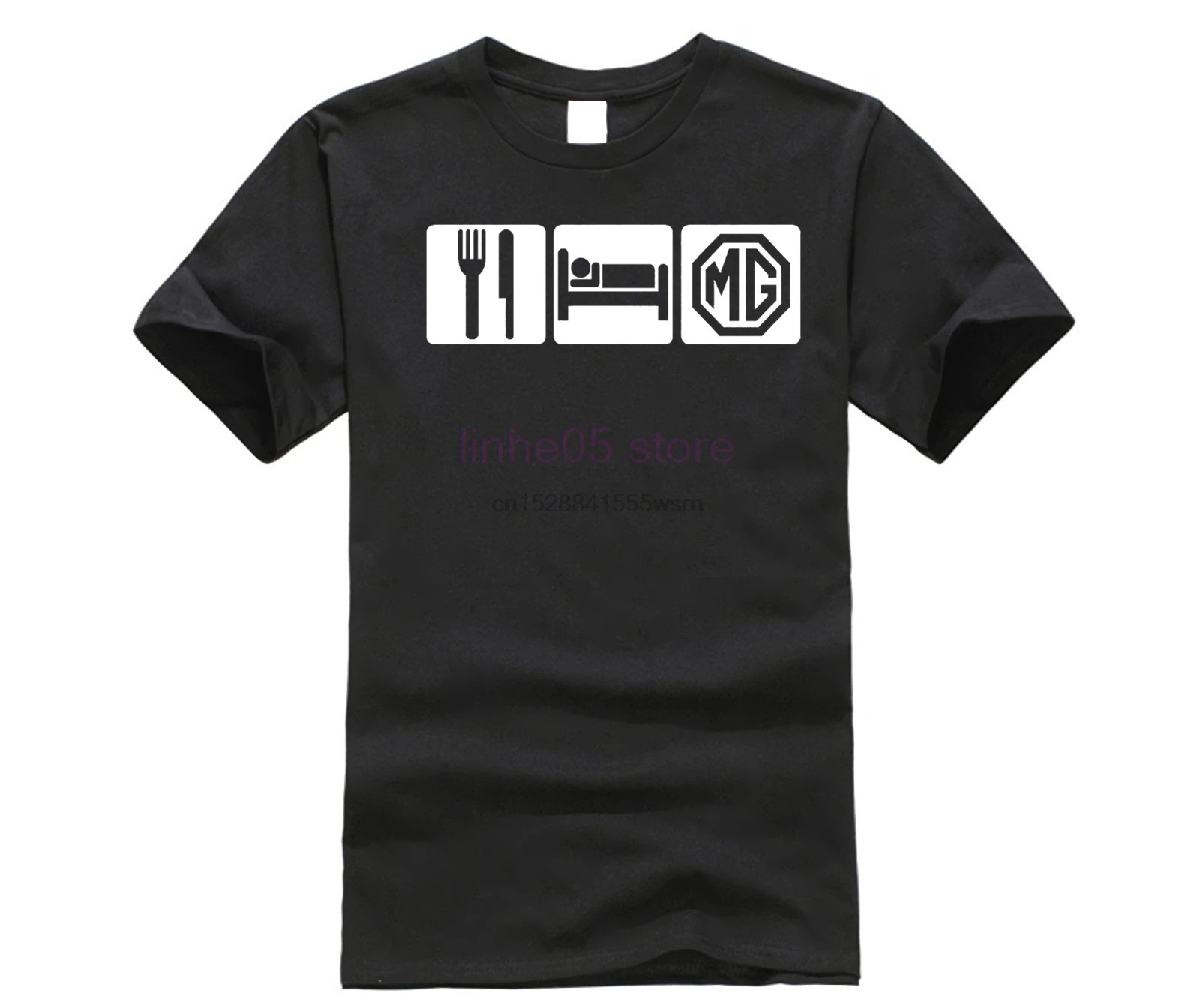 Мужские футболки высокого качества MG Rover T Shirt ZT ZR Midget MGB ретро автомобиль