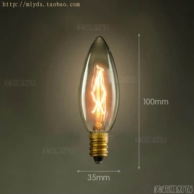 Лампа Эдисона E14 в винтажном стиле 2 шт. 40 Вт 220 В|e14 vintage|ampoules decorativesbombilla edison |