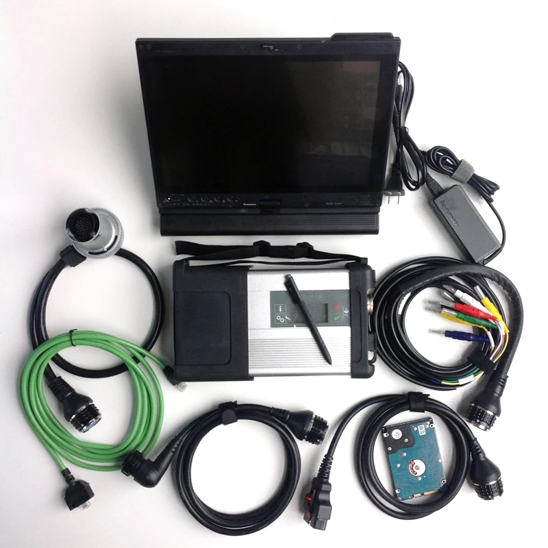 

Super MB Star C5 sd connect MB SD C5 diagnostic tool with laptop X200t Touch screen with diagnosis software V2021.062 ready work