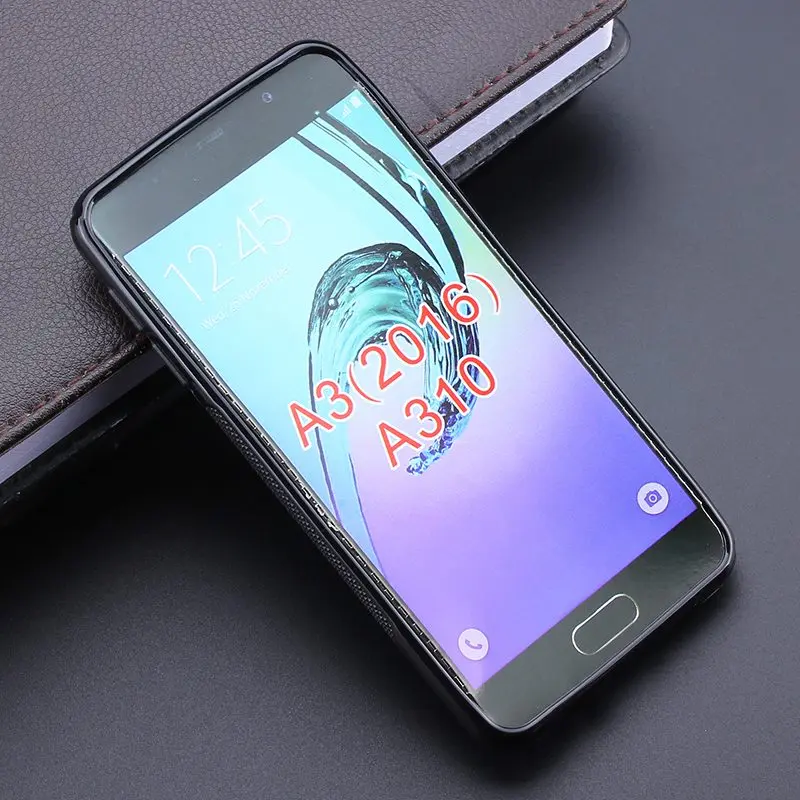 8 цветов нескользящий гелевый ТПУ тонкий мягкий чехол-накладка для Samsung Galaxy A3 2016