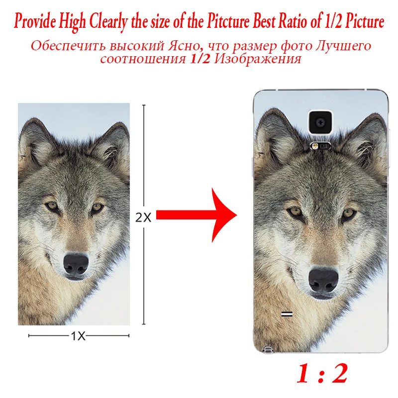 For Samsung Galaxy Note 4 DIY Soft TPU Back Cover 5.7 inch Transparent Phone Case for N9100 Shell Custom Photo Fundas |