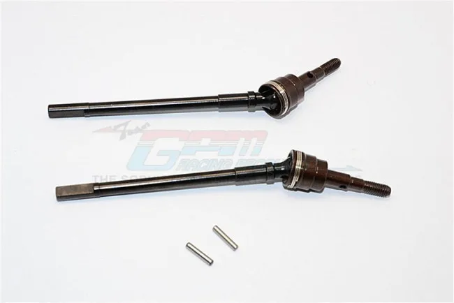 1/10 осевой стальной передний приводной вал CVD SCX10 II 90046 с пружинным стальным