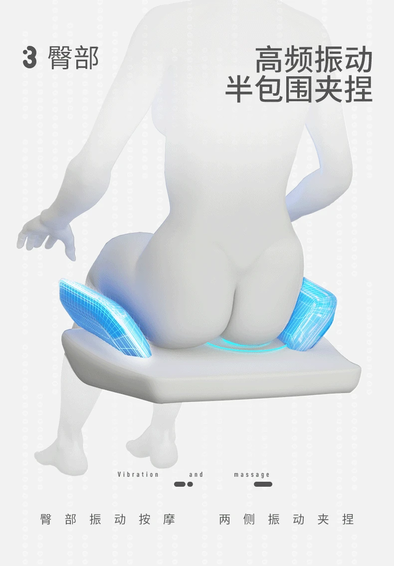 Multi-functional Massage Chair Home Pad Relief Cervical Neck Waist Shoulder Body Pain Massager Electric Massage Chair