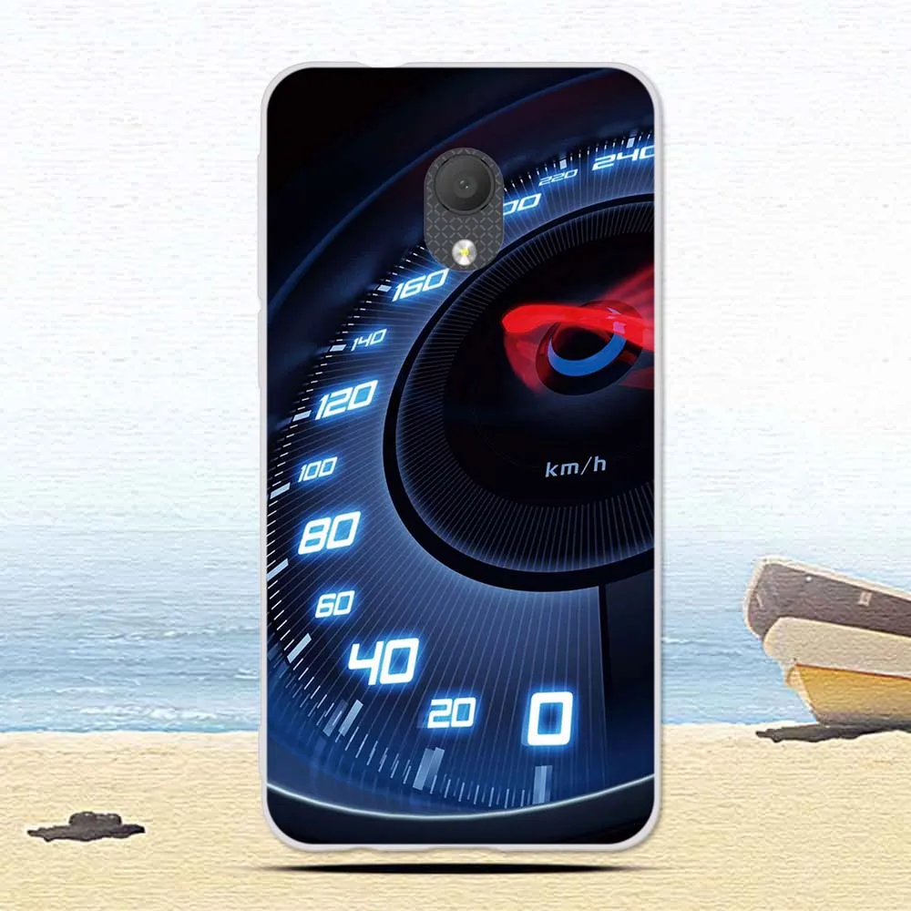 7 ТПУ чехол для Alcatel 1C 5003D Мягкая силиконовая задняя крышка для AlcatelC цветы Кот цветной узор защитный чехол для телефона s - Цвет: 7