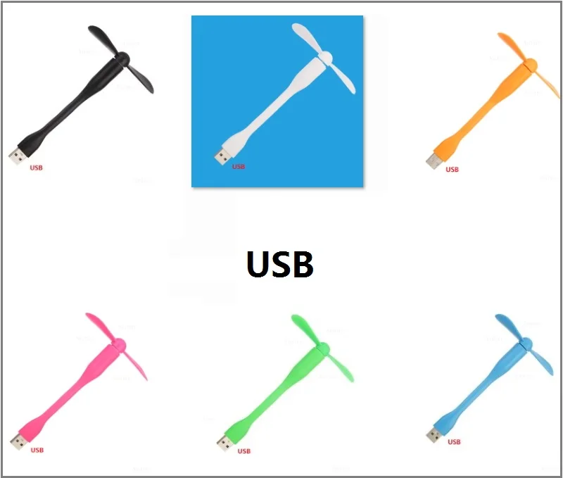 Мини USB вентилятор гибкий охлаждающий ручной портативный летний крутой ноутбук