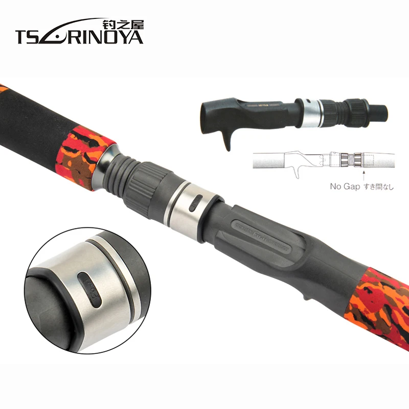 TSURINOYA FieldWolf 2 сек быстрозабрасываемый стержень 2.28mXH/2.4mSH вес приманки: 9 25 г/10 30 г FUJI O