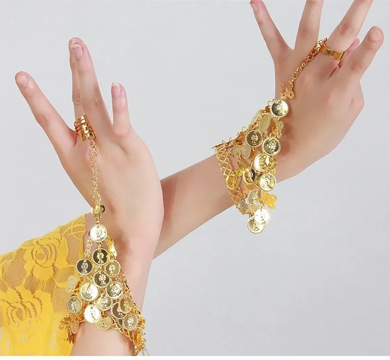 Одежда для танцев Болливуд ювелирные изделия браслеты 1 парные драгоценности