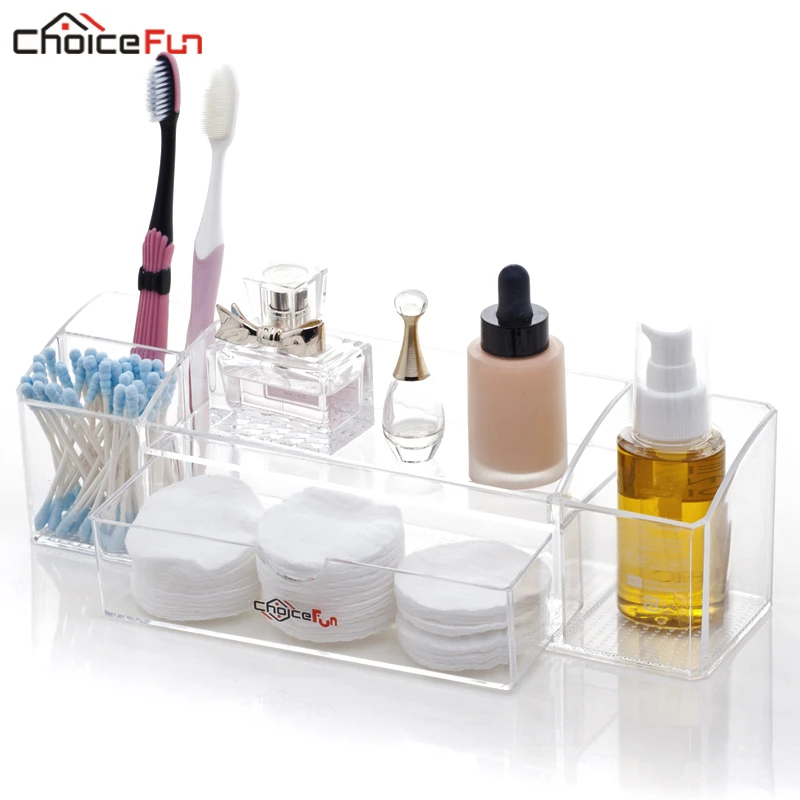 CHOICEFUN прямоугольный акриловый Настольный органайзер для косметики De Maquiagem Acrilico