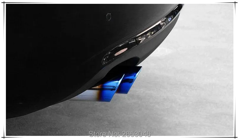Новый автомобильный Стайлинг глушитель Хвостовая наклейка на трубу для VW golf 6 7 MK6