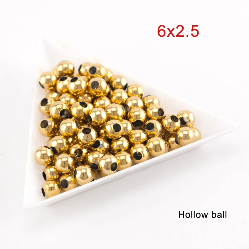 Бусины из нержавеющей стали для изготовления ювелирных изделий 100 шт. | Украшения