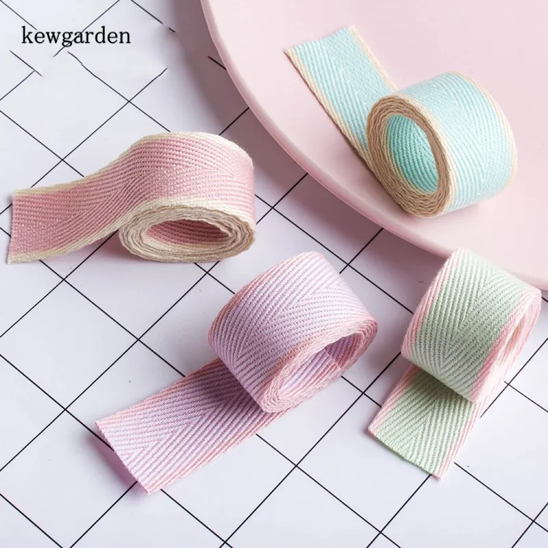 Kewgarden 1 5 &quot40 мм 1&quot 25 16 цветная саржевая лента с цветными краями диагональная для