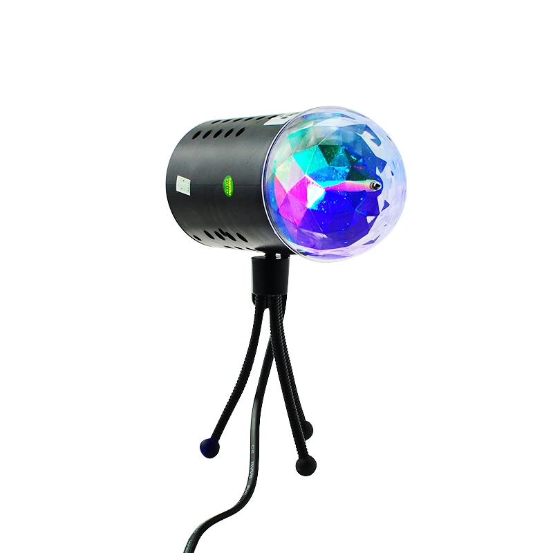 3D Вращающийся RGB светодиодный эффект для дискотеки клуба клуб сценический свет