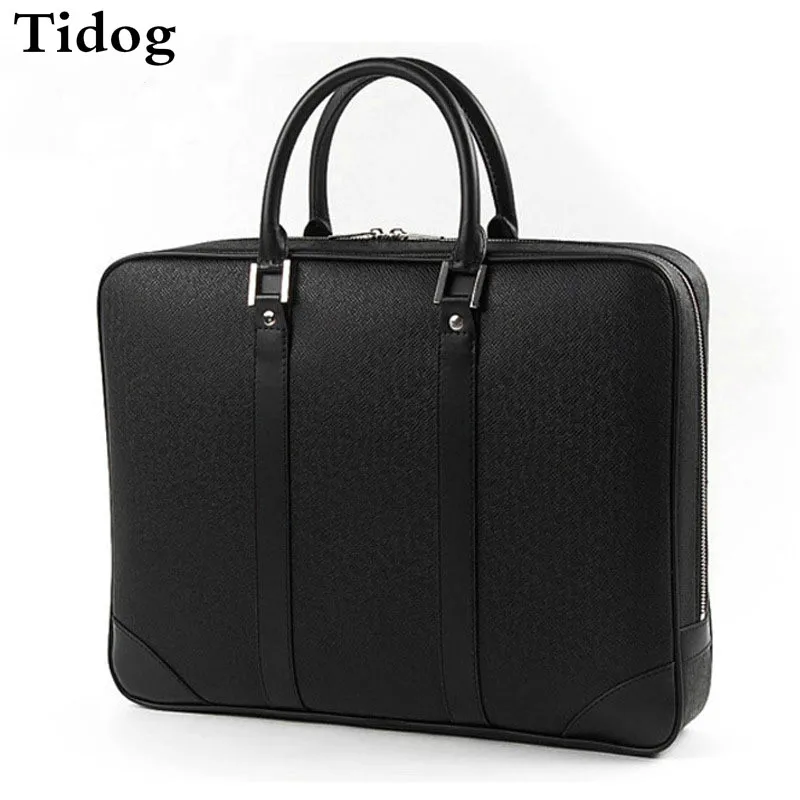 

Tidog Male package business men handbag shoulder bag briefcase men business bag