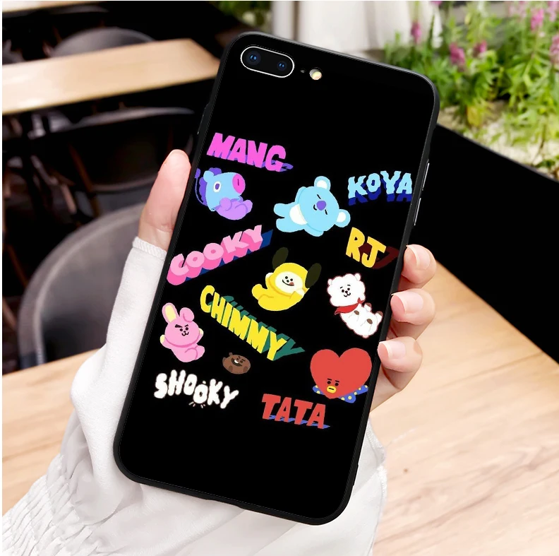 Новый BTS Корея Bangtan мальчики Young Forever BT21 Мягкий Силиконовый ТПУ чехол для телефона