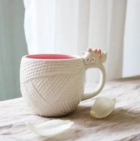 Кошка Мэри керамический чайный горшок с котом из шерстяной пряжи и кошки маленькая розовая чайная чашка милый Catoon фарфор - Цвет: Teacup