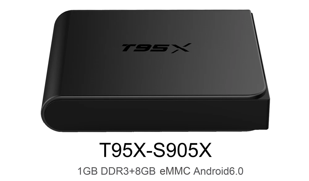 Портативный T95X ТВ приставка медиаплеер HD 2+ 8 Гб Android 5,1 приставка ТВ приставка Amlogic S905X четырехъядерный wifi ТВ приставка
