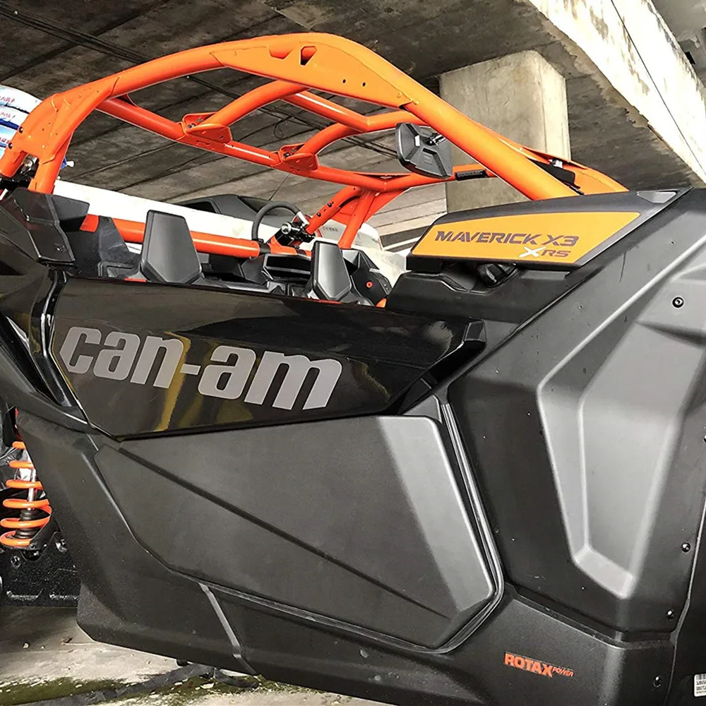 UTV ATV Нижняя Дверная панель вставки+ центральная консоль сумка для хранения работает для Can Am(4 двери) Maverick X3 Max