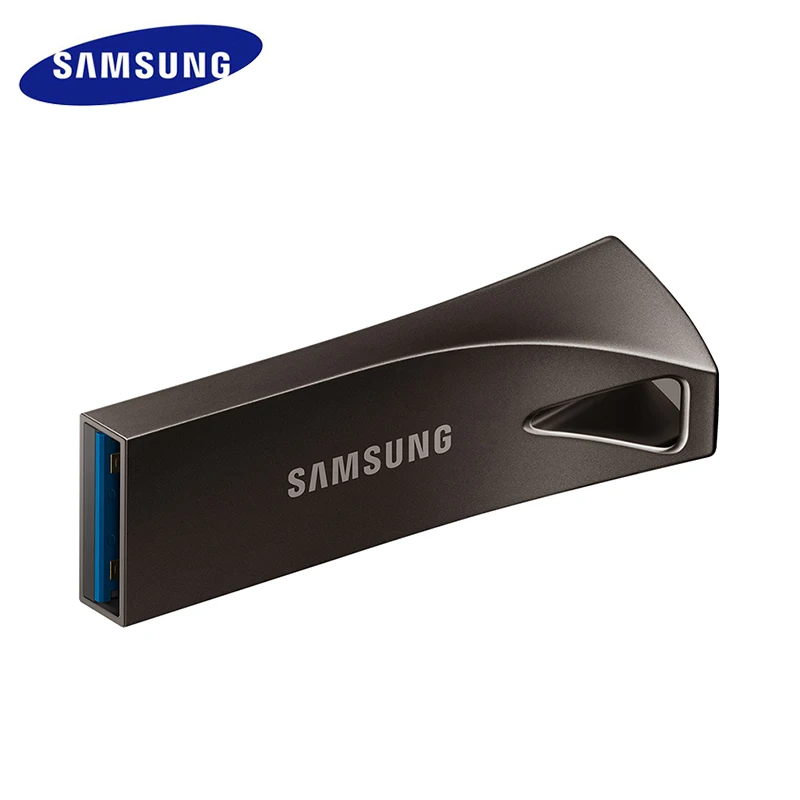 SAMSUNG BAR PLUS, 32 ГБ, USB флеш-накопитель, USB3.1, флешка, металлическая флешка, 256 ГБ, карта памяти, 64 ГБ, 128G, cle, usb 3,1, флеш-диск - Цвет: gray