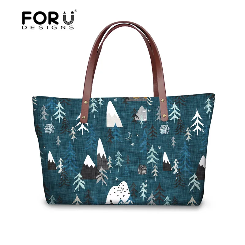 Роскошные сумки FORUDESIGNS женские дизайнерские приключения дамские сумочки с