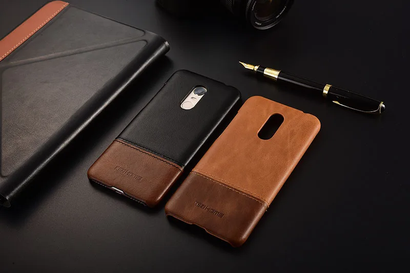 Чехол для Xiaomi Redmi 5 Plus KEZiHOME, роскошный, хит цвета, натуральная кожа, твердая задняя крышка, Капа для Redmi 5 Plus 5,99 '', чехол для телефона s