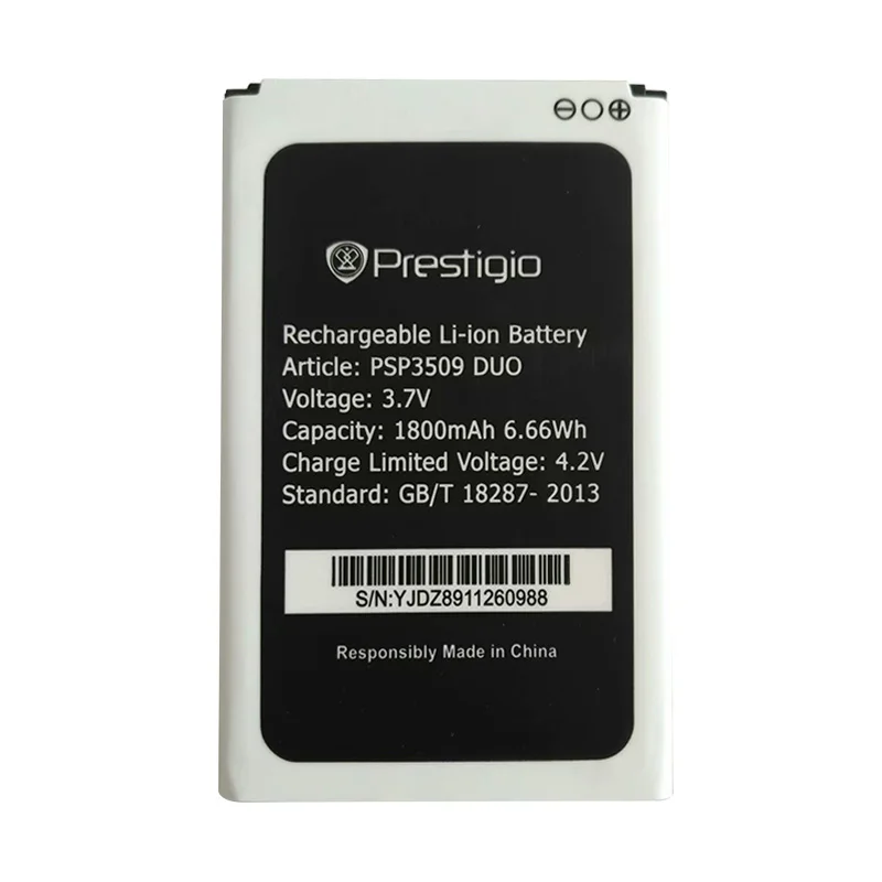 New battery For PSP3509 Duo 1800Mah Replacement Phone Battery Prestigio Wize D3 E3 K3 3509 PSP3509Duo | Мобильные телефоны и