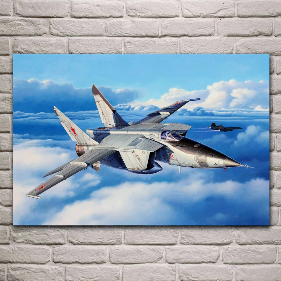Перехватчик Mikoyan Mig 25 советский суперзвуковой самолет фотография украшение для