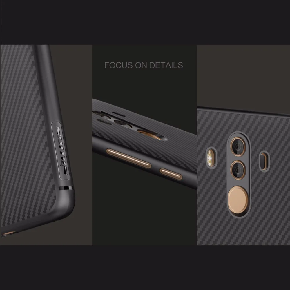 Для huawei mate 10 Pro Чехол 6," Nillkin из синтетического волокна Жесткий чехол-накладка Ультратонкий чехол для телефона для huawei mate 10 Pro Чехол