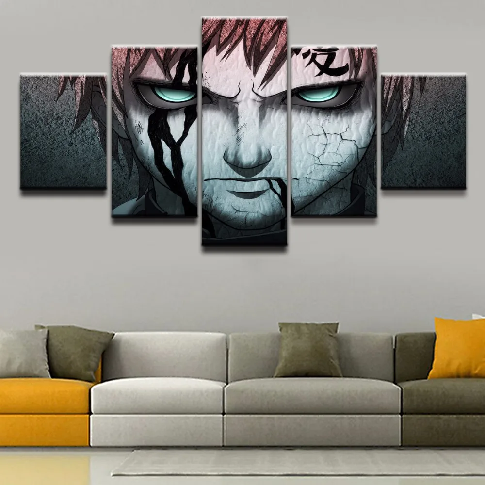 Рамок анимации картина маслом Popula 5 предмета в комплекте Wall Art Холст Картина героя