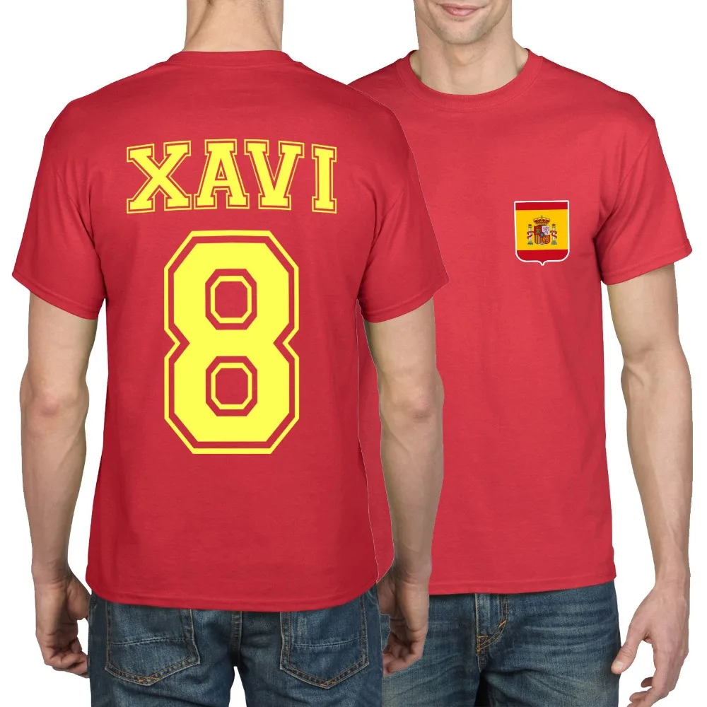 Футболка в стиле ретро для футбола испании 2019 фанатов новинка модная брендовая с